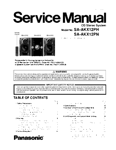 panasonic MS SC-AKX12LB-K  panasonic Audio AKX12LB-K MS_SC-AKX12LB-K.pdf