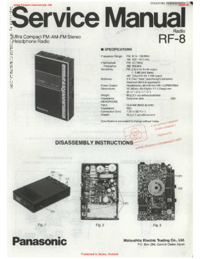 panasonic rf-8  panasonic Audio RF-8 rf-8.pdf