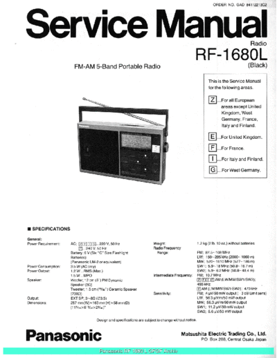 panasonic Panasonic RF1680L sch  panasonic Audio RF-1680L Panasonic_RF1680L_sch.pdf