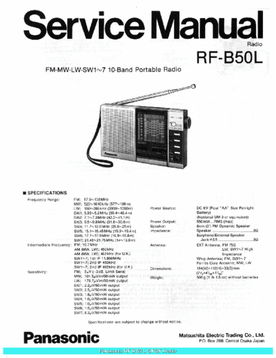 panasonic Panasonic RFB50L sch  panasonic Audio RF-B50L Panasonic_RFB50L_sch.pdf