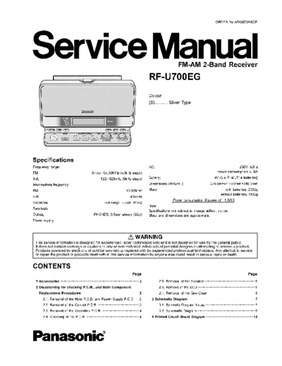 panasonic hfe panasonic rf-u700eg service en  panasonic Audio RF-U700EG hfe_panasonic_rf-u700eg_service_en.pdf