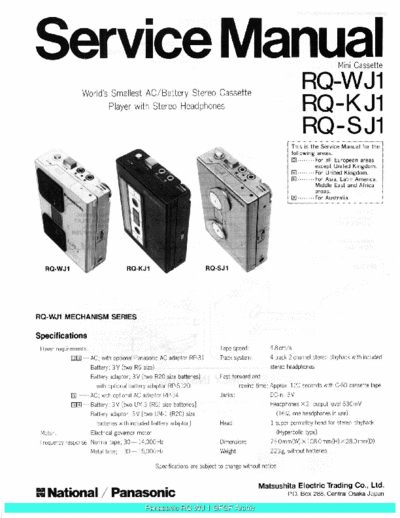 panasonic RQWJ1 sch (1)  panasonic Audio RQ-KJ1 Panasonic_RQWJ1_sch (1).pdf