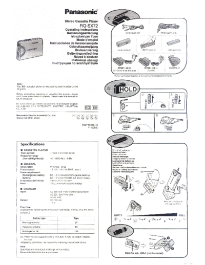 panasonic hfe   rq-sx72 en de fr es nl it  panasonic Audio RQ-SX72 hfe_panasonic_rq-sx72_en_de_fr_es_nl_it.pdf