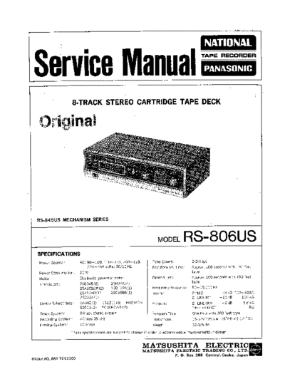 panasonic hfe   rs-806us service en  panasonic Audio RS-806US hfe_panasonic_rs-806us_service_en.pdf