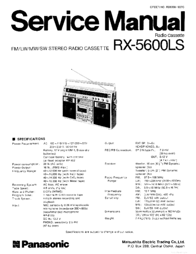 panasonic hfe panasonic rx-5600ls service en de fr  panasonic Audio RX-5600LS hfe_panasonic_rx-5600ls_service_en_de_fr.pdf