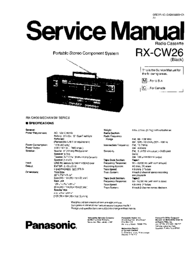 panasonic hfe panasonic rx-cw26 service en  panasonic Audio RX-CW26 hfe_panasonic_rx-cw26_service_en.pdf