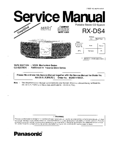 panasonic hfe   rx-ds4 service en  panasonic Audio RX-DS4 hfe_panasonic_rx-ds4_service_en.pdf