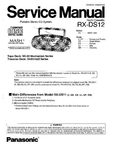 panasonic hfe   rx-ds12 service en  panasonic Audio RX-DS12 hfe_panasonic_rx-ds12_service_en.pdf