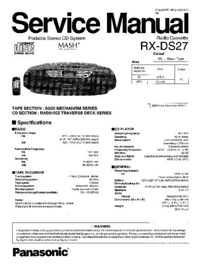 panasonic hfe   rx-ds27 service en  panasonic Audio RX-DS27 hfe_panasonic_rx-ds27_service_en.pdf