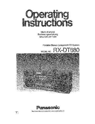 panasonic bdt680  panasonic Audio RX-DT680 bdt680.pdf