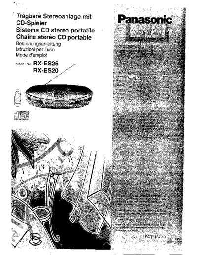 panasonic IM-RXES20-25FR-D  panasonic Audio RX-ES20 IM-RXES20-25FR-D.PDF