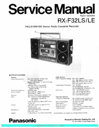 panasonic Panasonic F32LS sch  panasonic Audio RX-F32LS Panasonic_F32LS_sch.pdf
