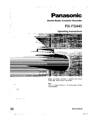 panasonic Bfs440  panasonic Audio RX-FS440 Bfs440.pdf