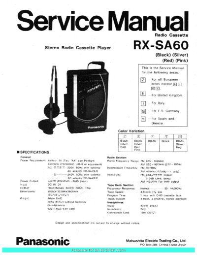 panasonic Panasonic RXSA60 sch  panasonic Audio RX-SA60 Panasonic_RXSA60_sch.pdf