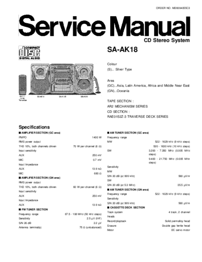 panasonic hfe panasonic sa-ak18 service en  panasonic Audio SA-AK18 hfe_panasonic_sa-ak18_service_en.pdf