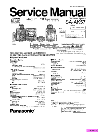 panasonic 7552 - manuel technique  panasonic Audio SA-AK57 7552 - manuel technique.pdf