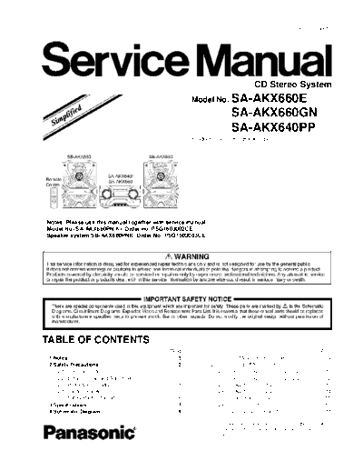 panasonic PSG1604006AE PRINTDB  panasonic Audio SA-AKX660E PSG1604006AE_PRINTDB.pdf