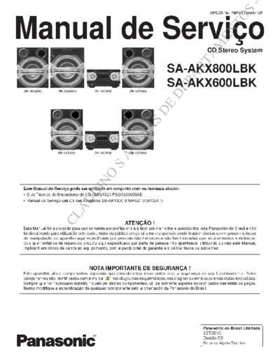 panasonic panasonic sa-akx800lbk sa-akx600lbk sm  panasonic Audio SA-AKX800LBK panasonic_sa-akx800lbk_sa-akx600lbk_sm.pdf