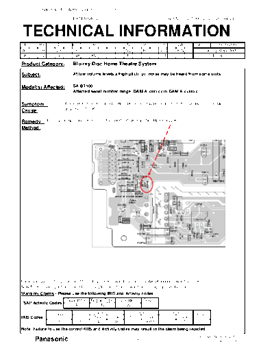 panasonic QST0008DG151208REV4 BT100 Noise  panasonic Audio SA-BT100EB QST0008DG151208REV4_BT100_Noise.pdf