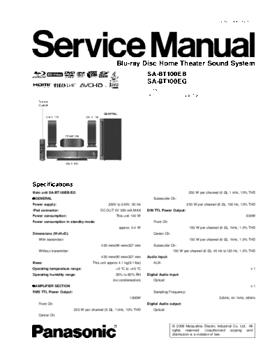 panasonic MD0805005CE PRINTDB  panasonic Audio SA-BT100EG MD0805005CE_PRINTDB.pdf