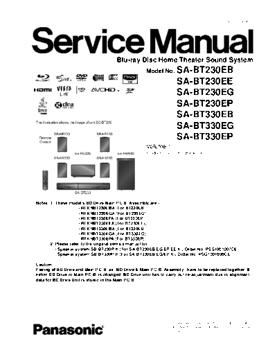 panasonic PSG1003006CE PRINTDB  panasonic Audio SA-BT230 PSG1003006CE_PRINTDB.pdf