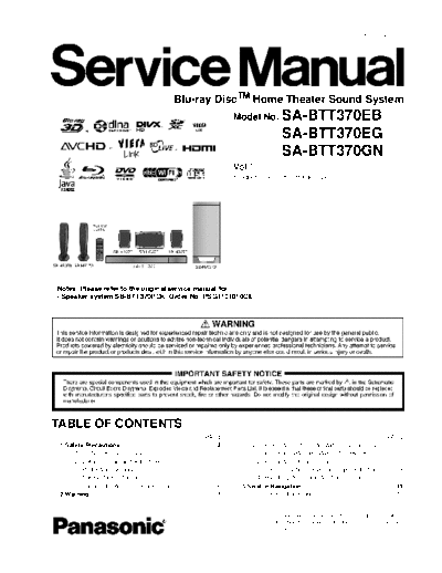 panasonic PSG1102018CE PRINTDB  panasonic Audio SA-BTT370EG PSG1102018CE_PRINTDB.pdf