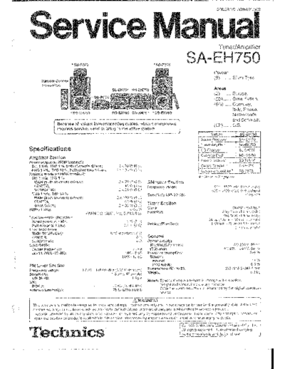 panasonic SA-EH750EG  panasonic Audio SA-EH750 SA-EH750EG.pdf