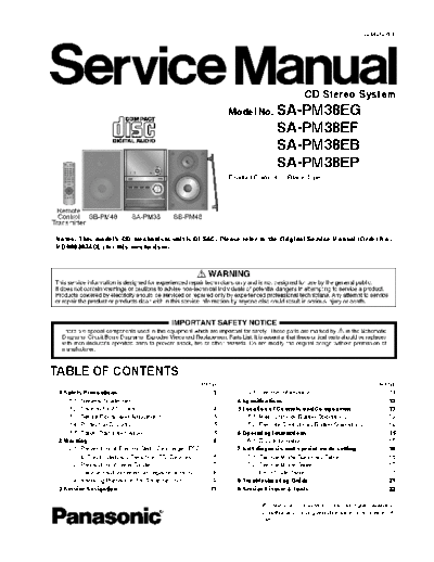 panasonic PSG0902026CE PRINTDB  panasonic Audio SA-PM38EB PSG0902026CE_PRINTDB.pdf