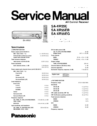 panasonic hfe panasonic sa-xr55e service en  panasonic Audio SA-XR55 hfe_panasonic_sa-xr55e_service_en.pdf