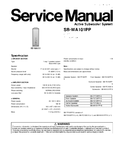 panasonic hfe panasonic sb-wa101pp service  panasonic Audio SB-WA101 hfe_panasonic_sb-wa101pp_service.pdf