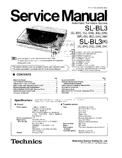 panasonic 6494 - manual de servicio  panasonic Audio SL-BL3 6494 - manual de servicio.pdf