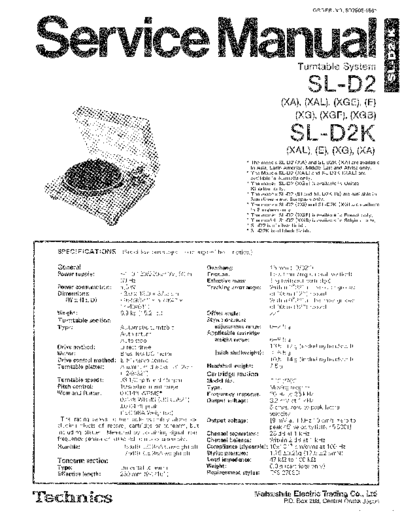 panasonic 6524 - manual de servicio  panasonic Audio SL-D2 6524 - manual de servicio.pdf