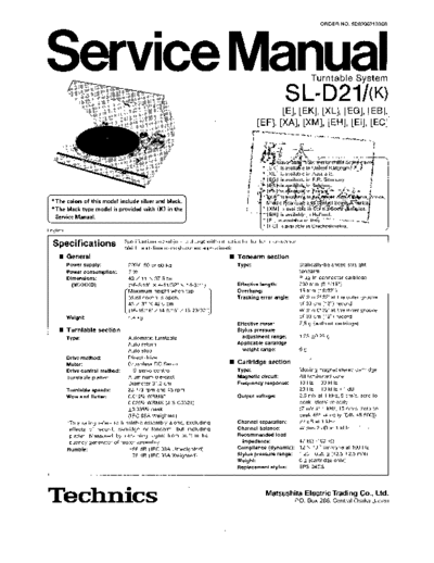 panasonic 5814 - manual de servicio  panasonic Audio SL-D21 5814 - manual de servicio.pdf