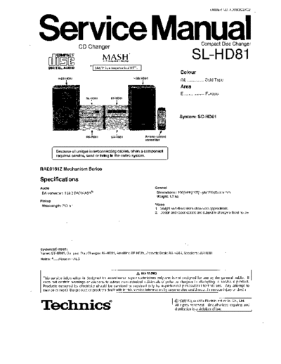 panasonic ad9802027c2  panasonic Audio SL-HD81 ad9802027c2.pdf