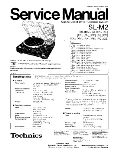 panasonic 5566 - manual de servicio  panasonic Audio SL-M2 5566 - manual de servicio.pdf