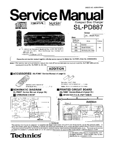 panasonic 3460 - suplemento manual de servicio sl-pd887  utilizar junto al manual de servicio del sl-pd687  panasonic Audio SL-PD887 3460 - suplemento manual de servicio sl-pd887  utilizar junto al manual de servicio del sl-pd687.pdf