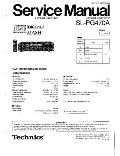 panasonic 7747 - manual de servicio  panasonic Audio SL-PG470A 7747 - manual de servicio.pdf