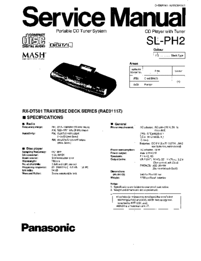 panasonic hfe panasonic sl-ph2 service en  panasonic Audio SL-PH2 hfe_panasonic_sl-ph2_service_en.pdf