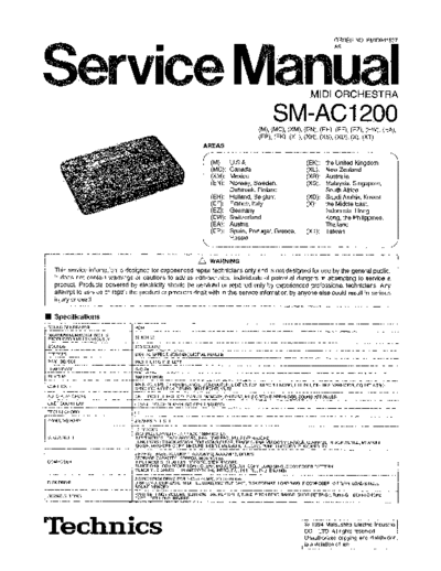 panasonic 6153 - manual de servicio  panasonic Audio SM-AC1200 6153 - manual de servicio.pdf