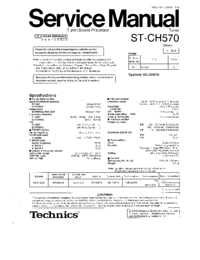 panasonic 3689 - manual de servicio  panasonic Audio ST-CH570 3689 - manual de servicio.pdf