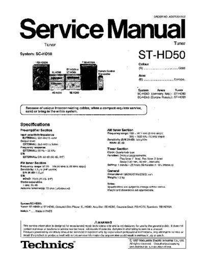 panasonic ad9702015c2  panasonic Audio ST-HD50 ad9702015c2.pdf