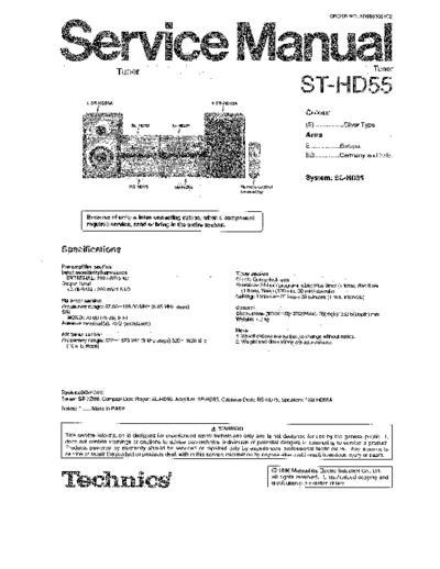 panasonic 4493 - manual de servicio  panasonic Audio ST-HD55 4493 - manual de servicio.pdf