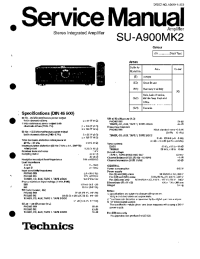 panasonic Technics SU-A900 MK2  panasonic Audio SU-A900MK2 Technics SU-A900 MK2.pdf