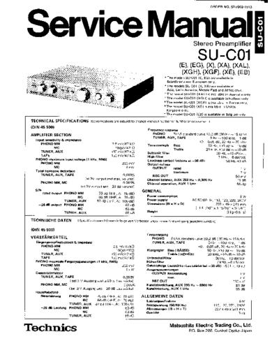 panasonic 7836 - manual de servicio  panasonic Audio SU-C01 7836 - manual de servicio.pdf