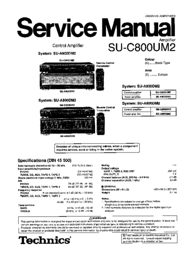 panasonic 6842 - manual de servicio  panasonic Audio SU-C800UM2 6842 - manual de servicio.pdf