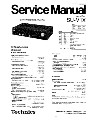 panasonic 4545 - manual de servicio  panasonic Audio SU-V1X 4545 - manual de servicio.pdf