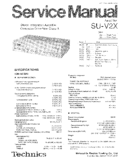 panasonic 7220 - manual de servicio  panasonic Audio SU-V2X 7220 - manual de servicio.pdf