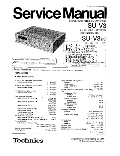 panasonic 6980 - manual de servicio  panasonic Audio SU-V3 6980 - manual de servicio.pdf