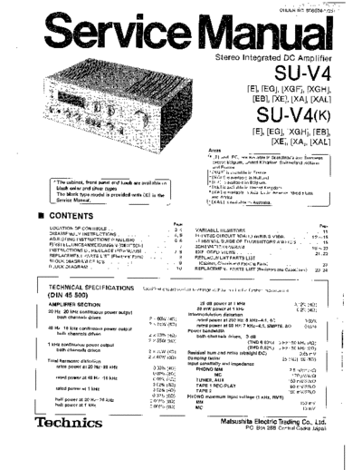 panasonic 7466 - manual de servicio  panasonic Audio SU-V4 7466 - manual de servicio.pdf