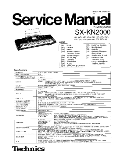 panasonic 3922 - manual de servicio  panasonic Audio SX-KN2000 3922 - manual de servicio.pdf